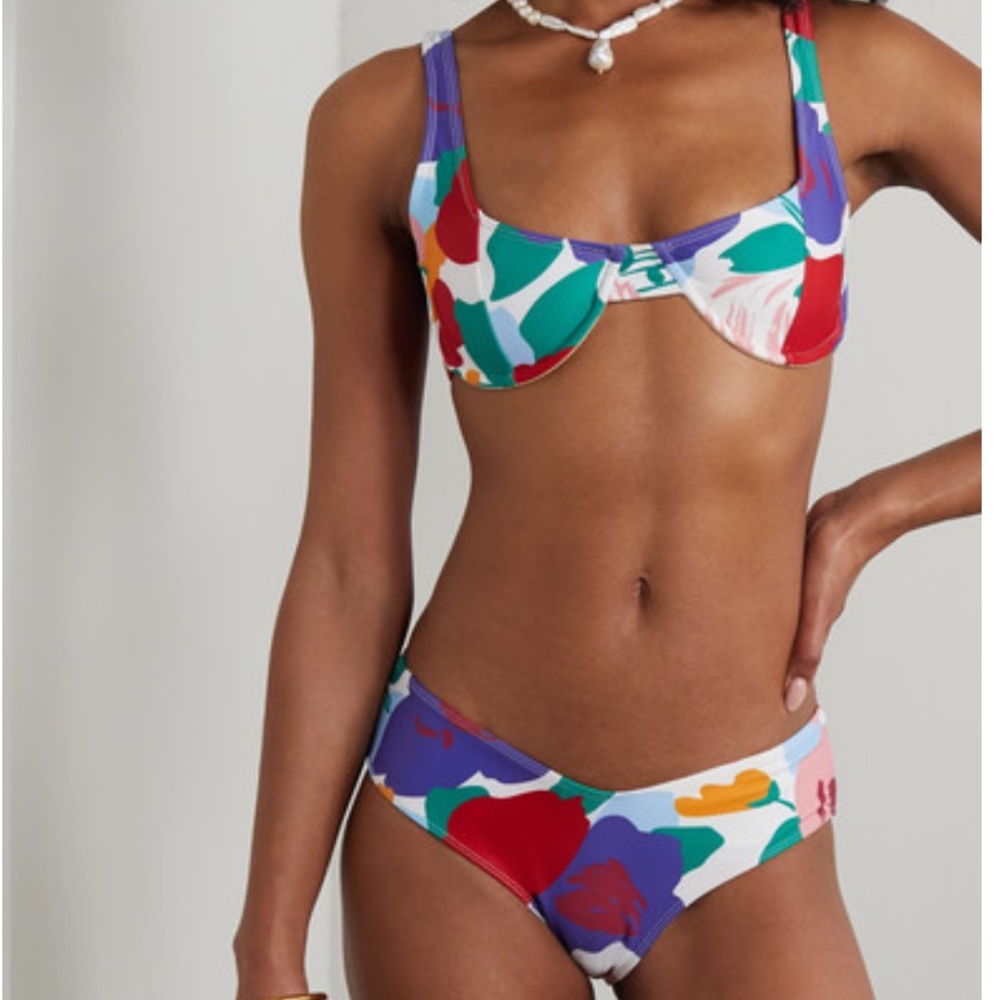 ISO Pernille Floral-Print Bikini Set